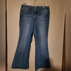 Cache jeans size 12 flare jeans